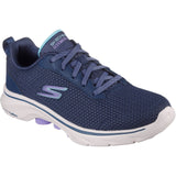 Skechers Womens Go Walk 7 Kaylor Trainer Navy/Purple