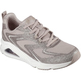Skechers Womens Tres-Air Uno Glit-Airy Trainers Taupe