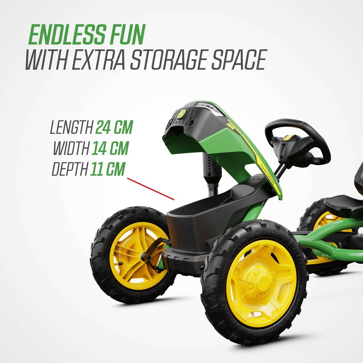 BERG Buddy John Deere Green Go-Kart