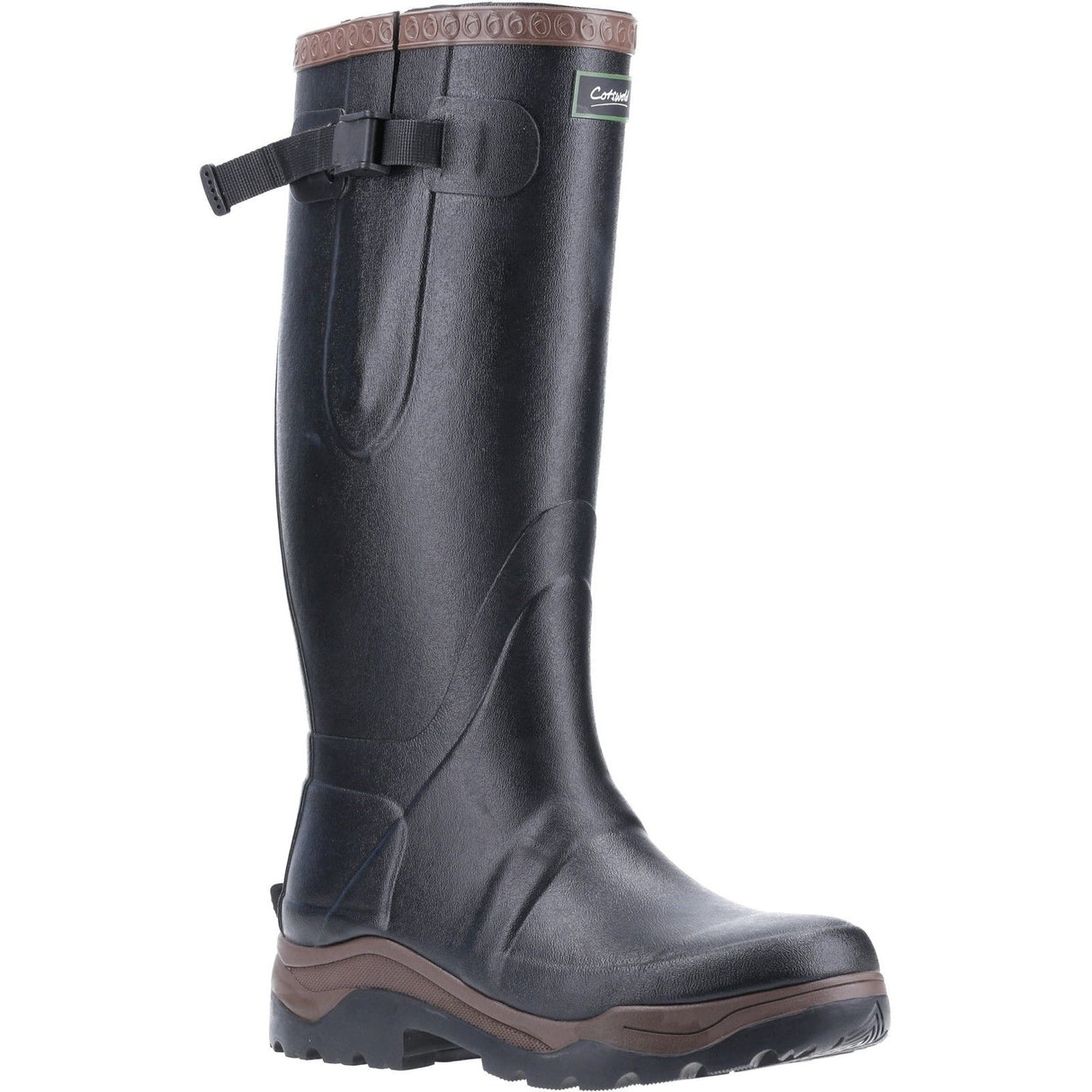 Cotswold Unisex Compass Neoprene Rubber Wellington Black