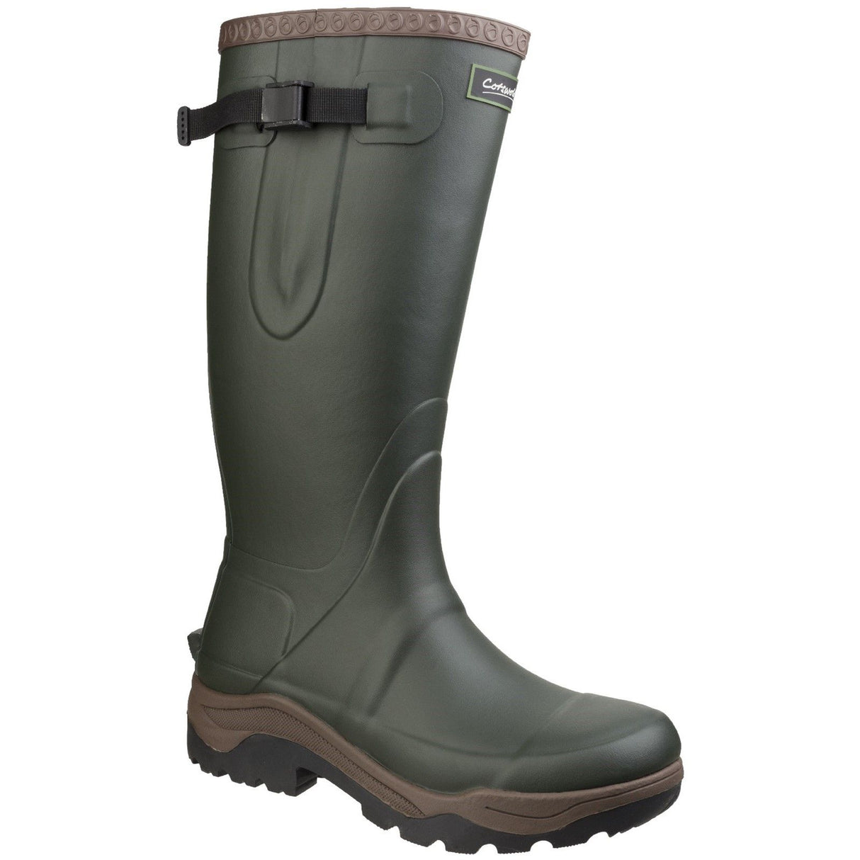 Cotswold Unisex Compass Neoprene Rubber Wellington Green