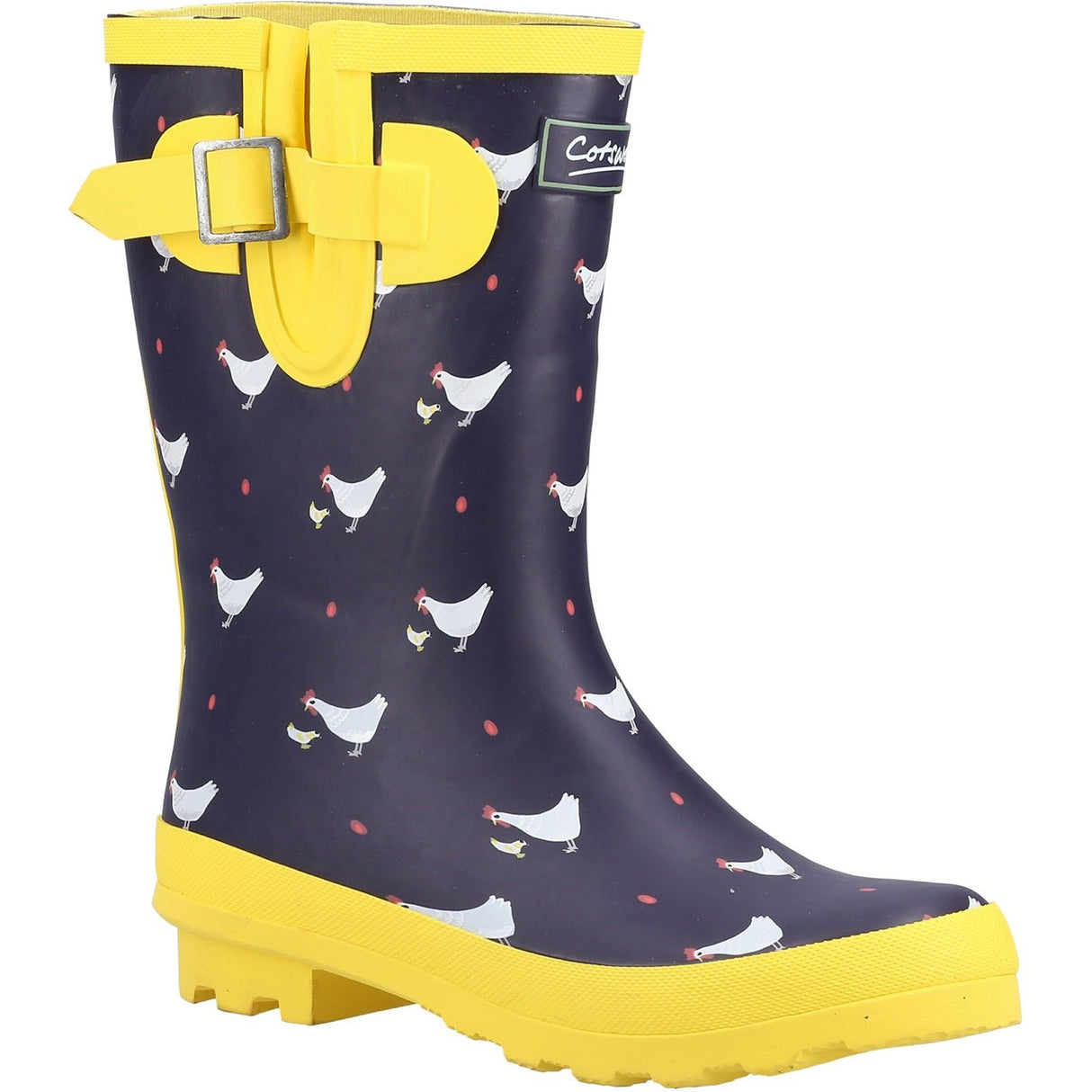 Cotswold Womens Farmyard Mid Wellington Chick