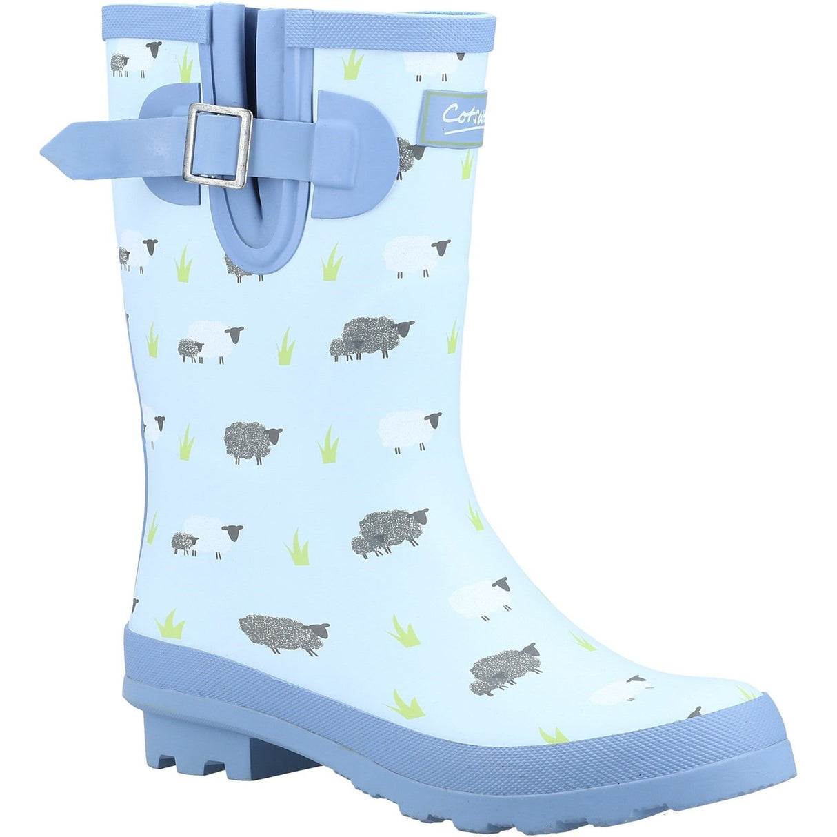 Cotswold Womens Farmyard Mid Wellington Sheep