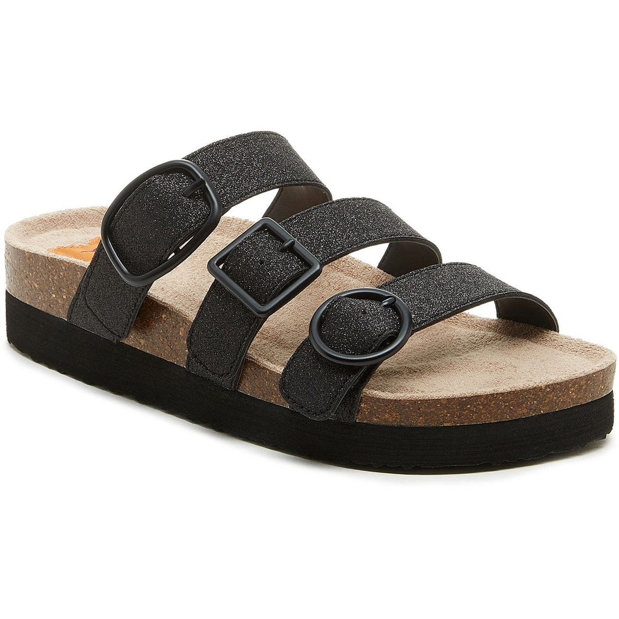 Rocket Dog Womens Astor Glenn Glitter Sandal Black
