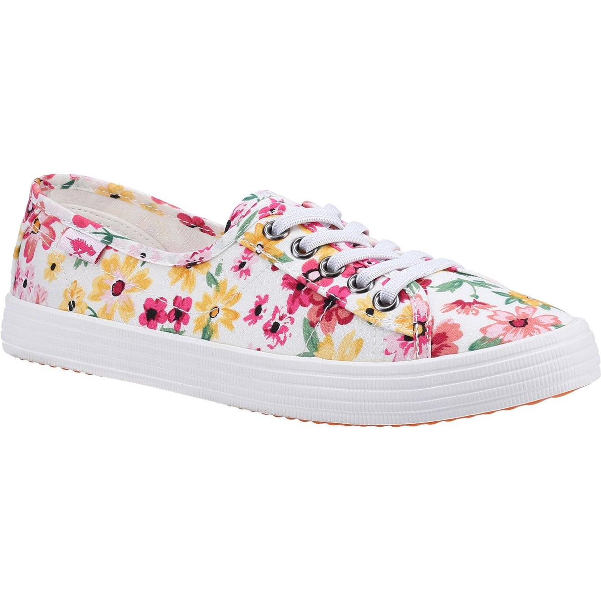 Rocket Dog Womens Chow Chow Margate Floral Casual Shoe White/Multi