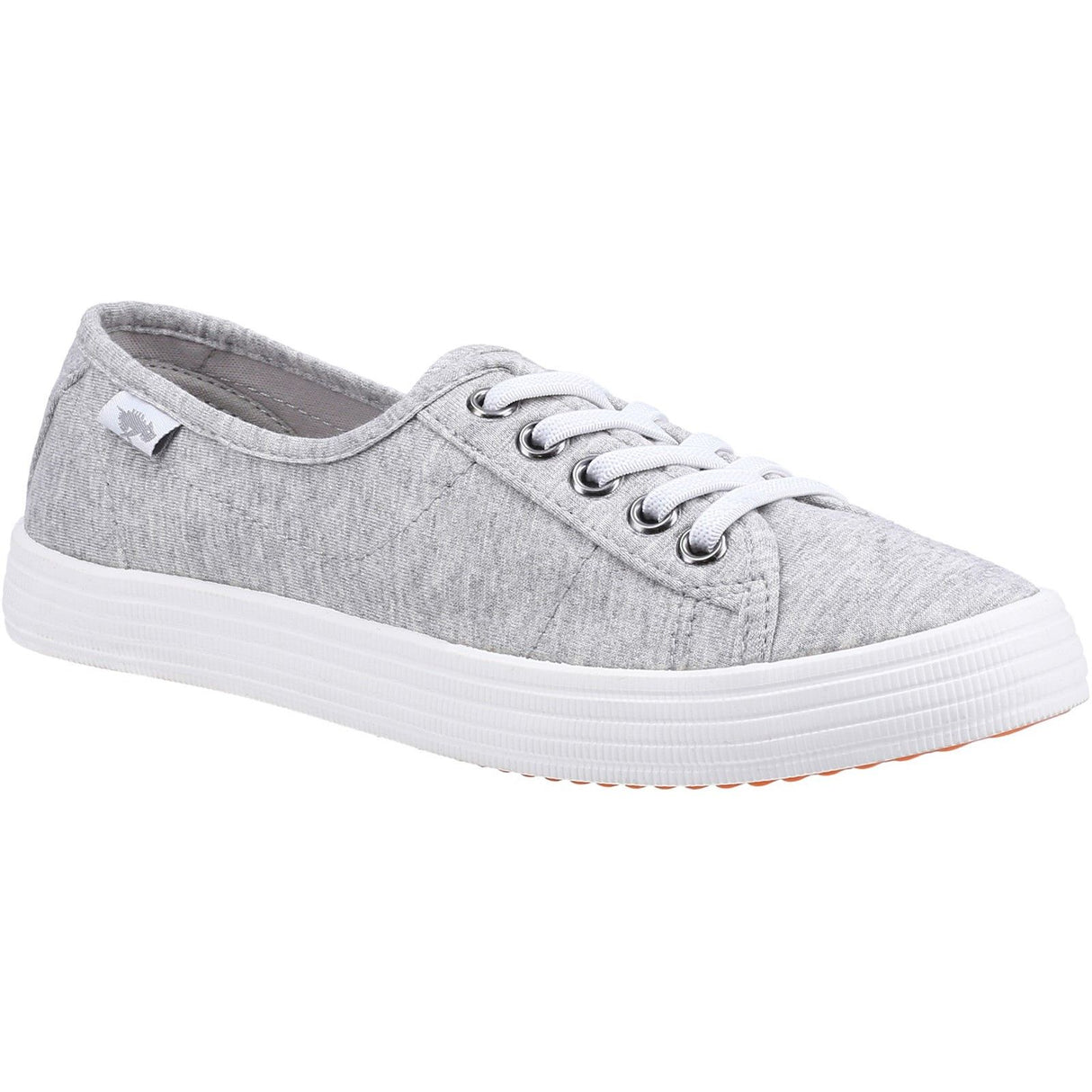 Rocket Dog Womens Chow Chow Summer Jersey Casual Shoe Light Grey
