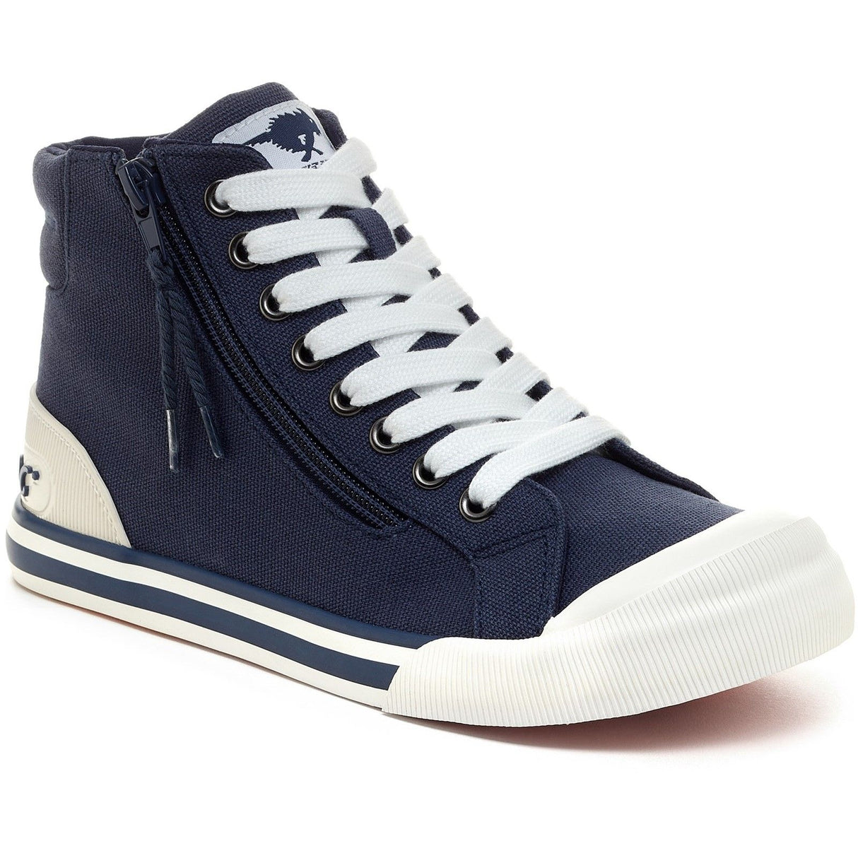 Rocket Dog Womens Jazzin Hi Shoes Navy
