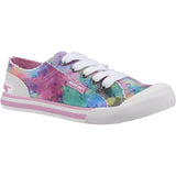 Rocket Dog Womens Rocket Dog Jazzin Candy Tie Dye Sneaker Pink/Multi