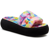 Rocket Dog Womens Splash Loyal Tie Dye Sandal Pink/Multi