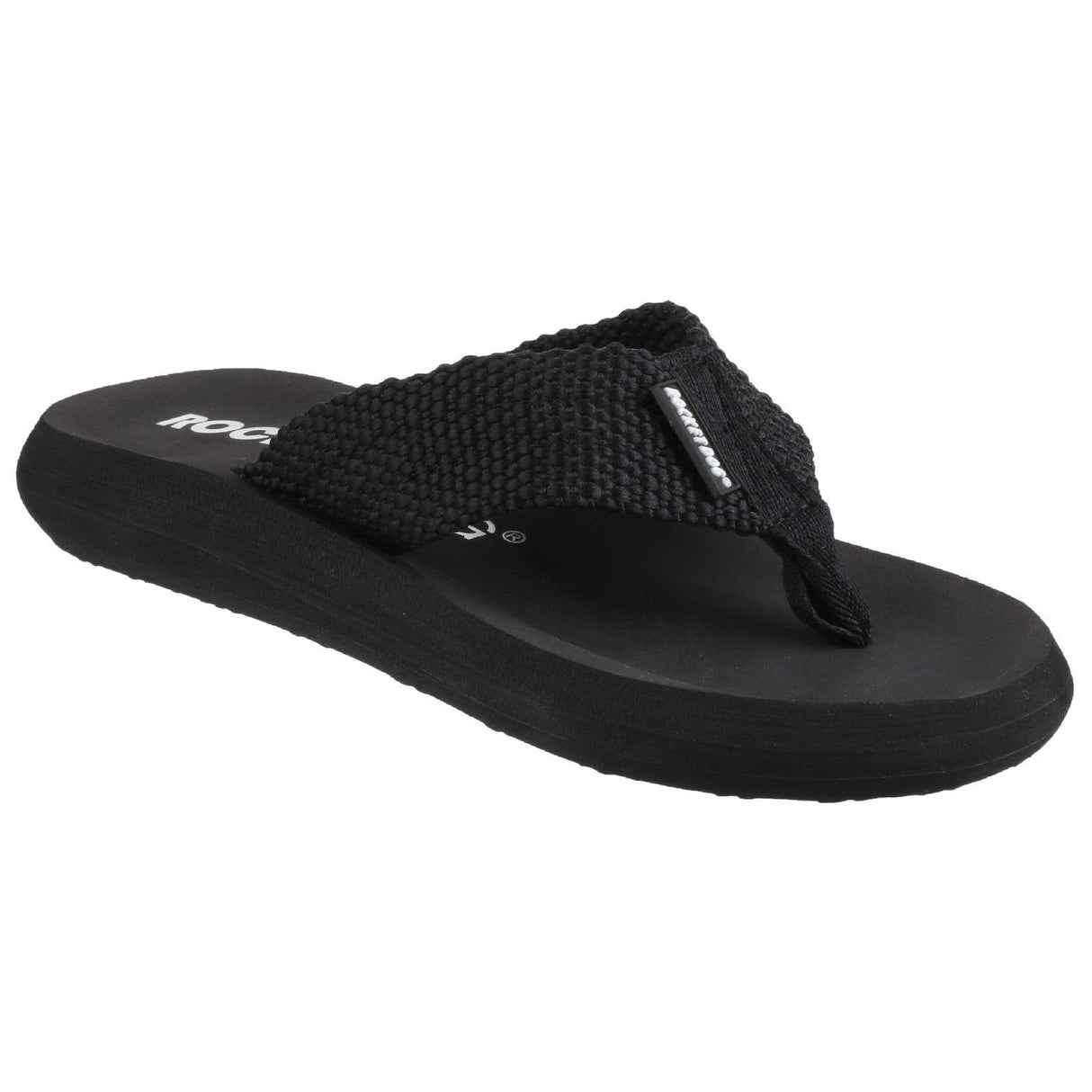 Rocket Dog Womens Sunset Webbing Flip Flop Black