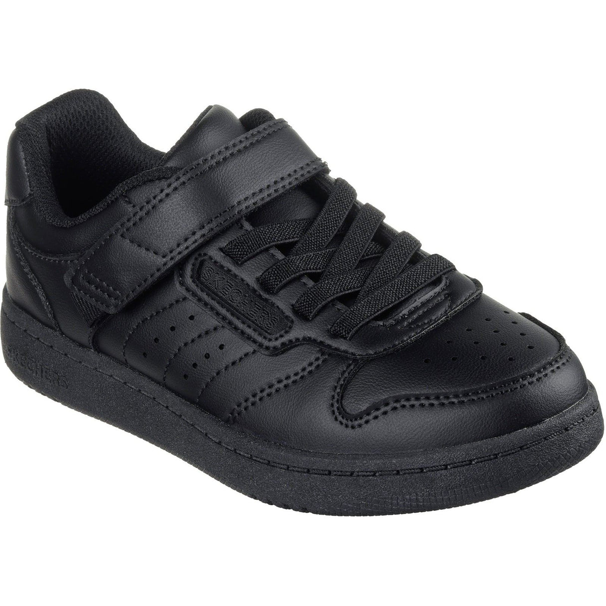 Skechers Junior Boys Quick Street Trainer Black