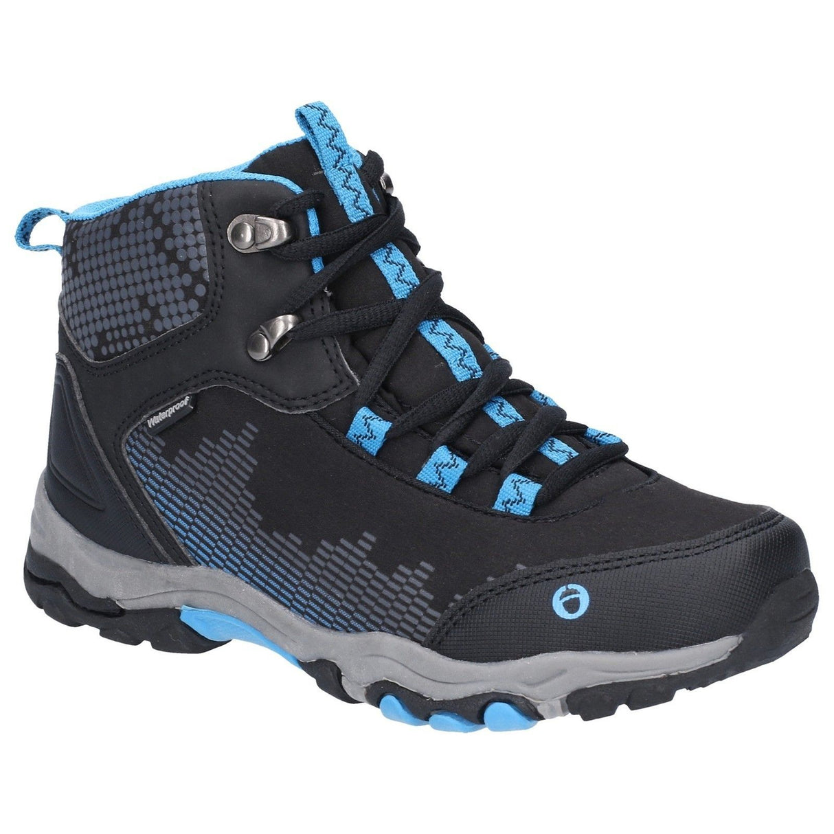 Cotswold Junior Kids Ducklington Hiking Waterproof Boot Black