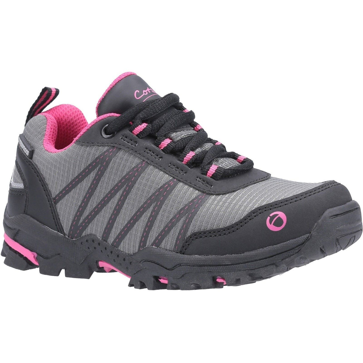 Cotswold Junior Kids Littledean Hiking Waterproof Boot Pink