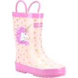 Cotswold Infant Kids Puddle Waterproof Pull On Boot Unicorn