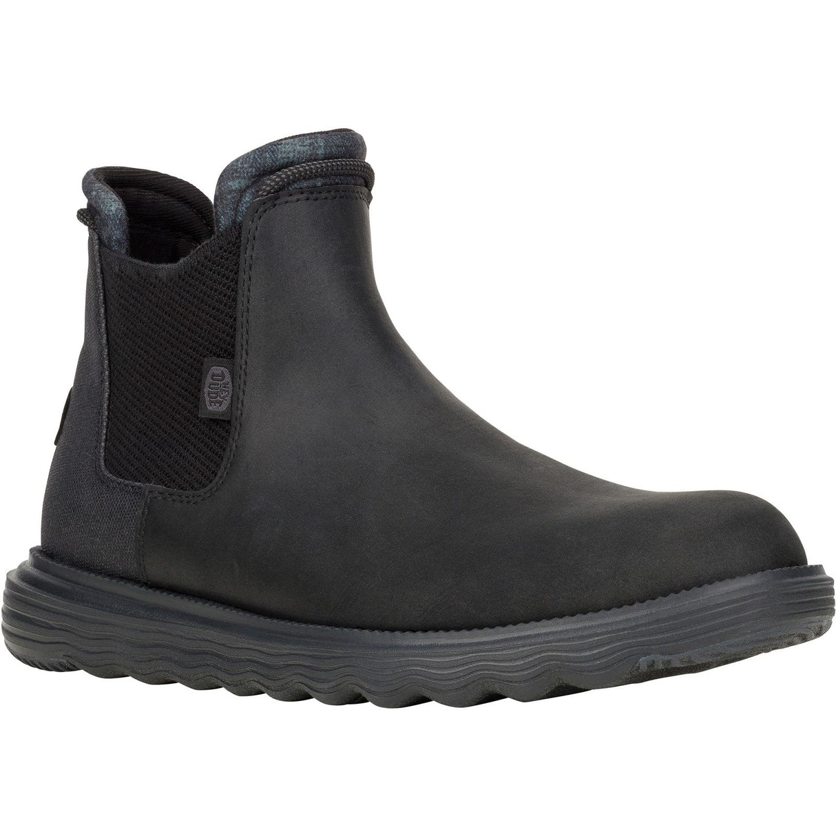 HEYDUDE Mens Branson Classic Boots Black