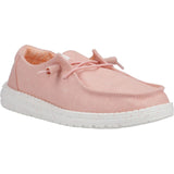 HEYDUDE Womens Wendy Canvas Shoe Pink