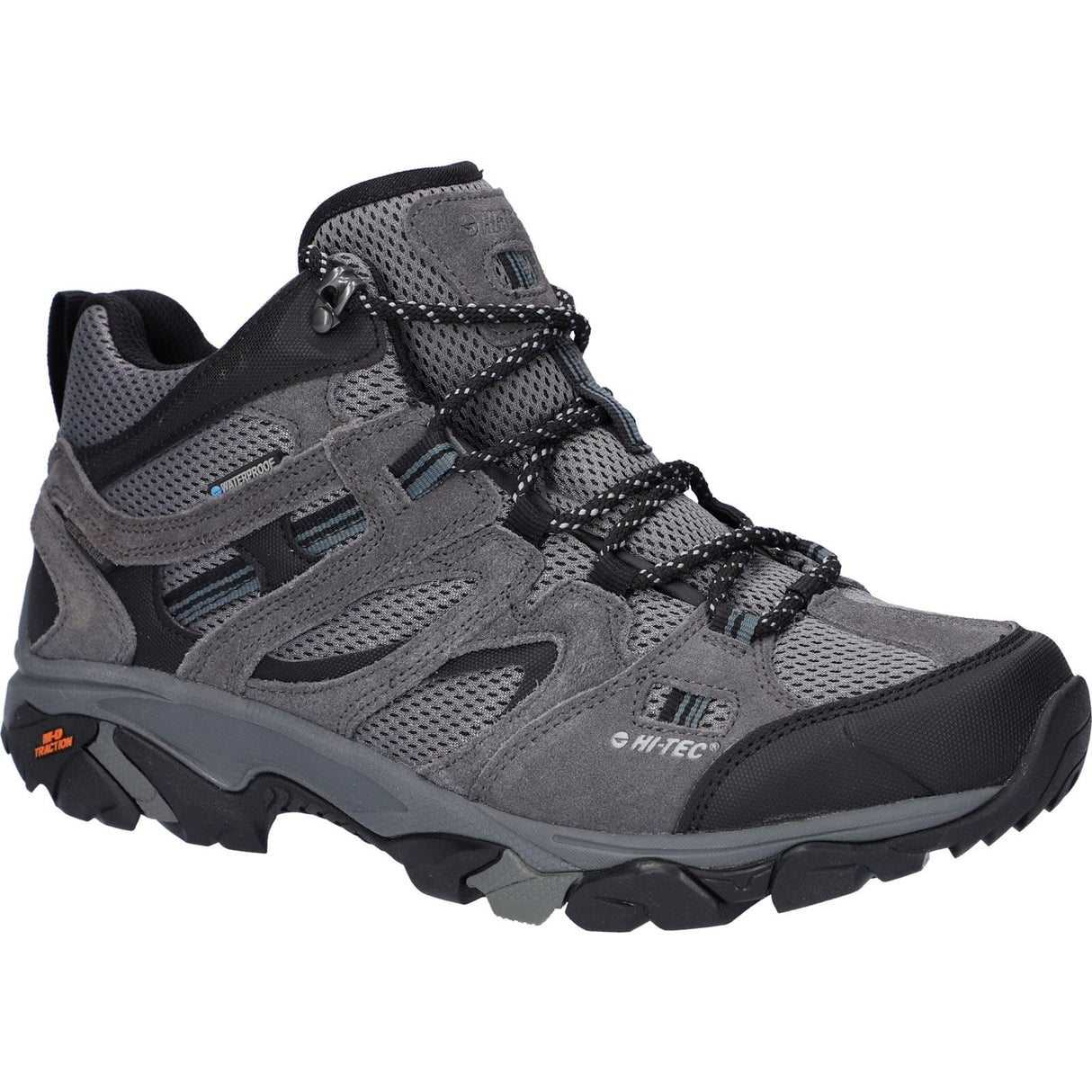 Hi-Tec Mens Apex Lite Mid Hikers Grey