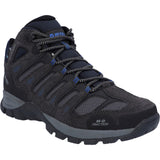 Hi-Tec Mens Corzo Mid Boots Charcoal/Nautical Blue