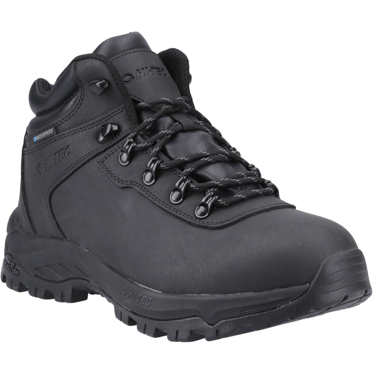Hi-Tec Mens Eurotrek Lite Waterproof Walking Boots Black