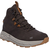 Hi-Tec Mens Fuse Trek Mid Hiking Boots Steel/Charcoal/Bright Marigold