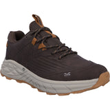 Hi-Tec Mens Fuse Trek Hiking Shoes Chocolate Brown/Timber Wolf