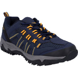 Hi-Tec Mens Jaguar Shoes Navy/Yellow
