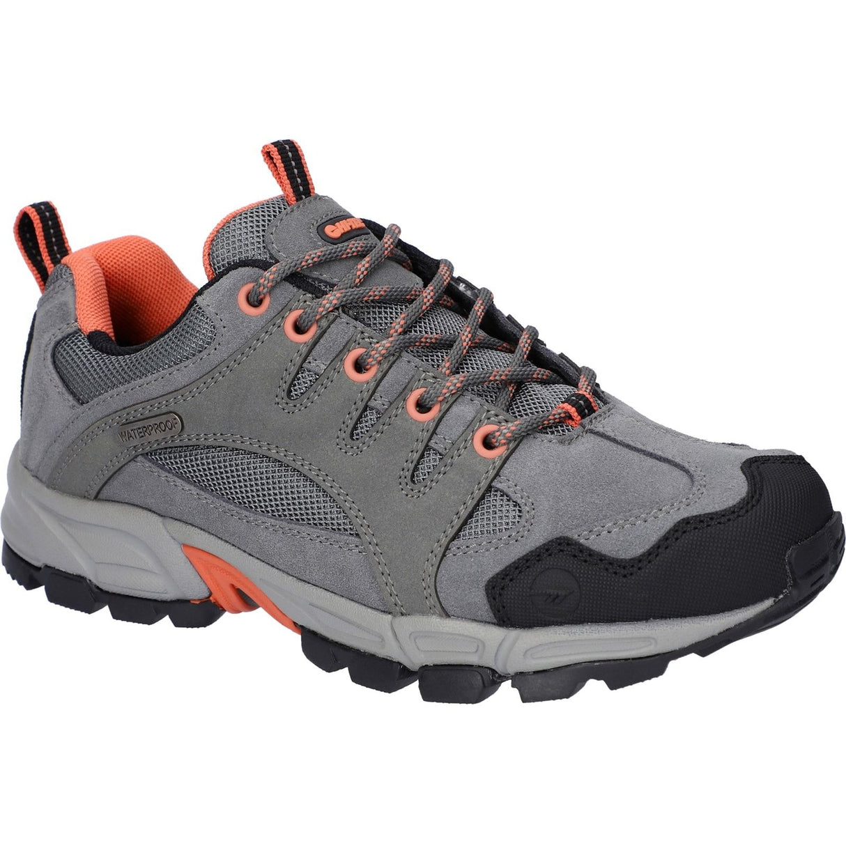 Hi-Tec Womens Auckland Lite Shoes Steel/Coral/Cool Grey