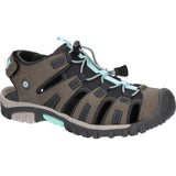 Hi-Tec Womens Cove Sport Sandal Grey/Sprout