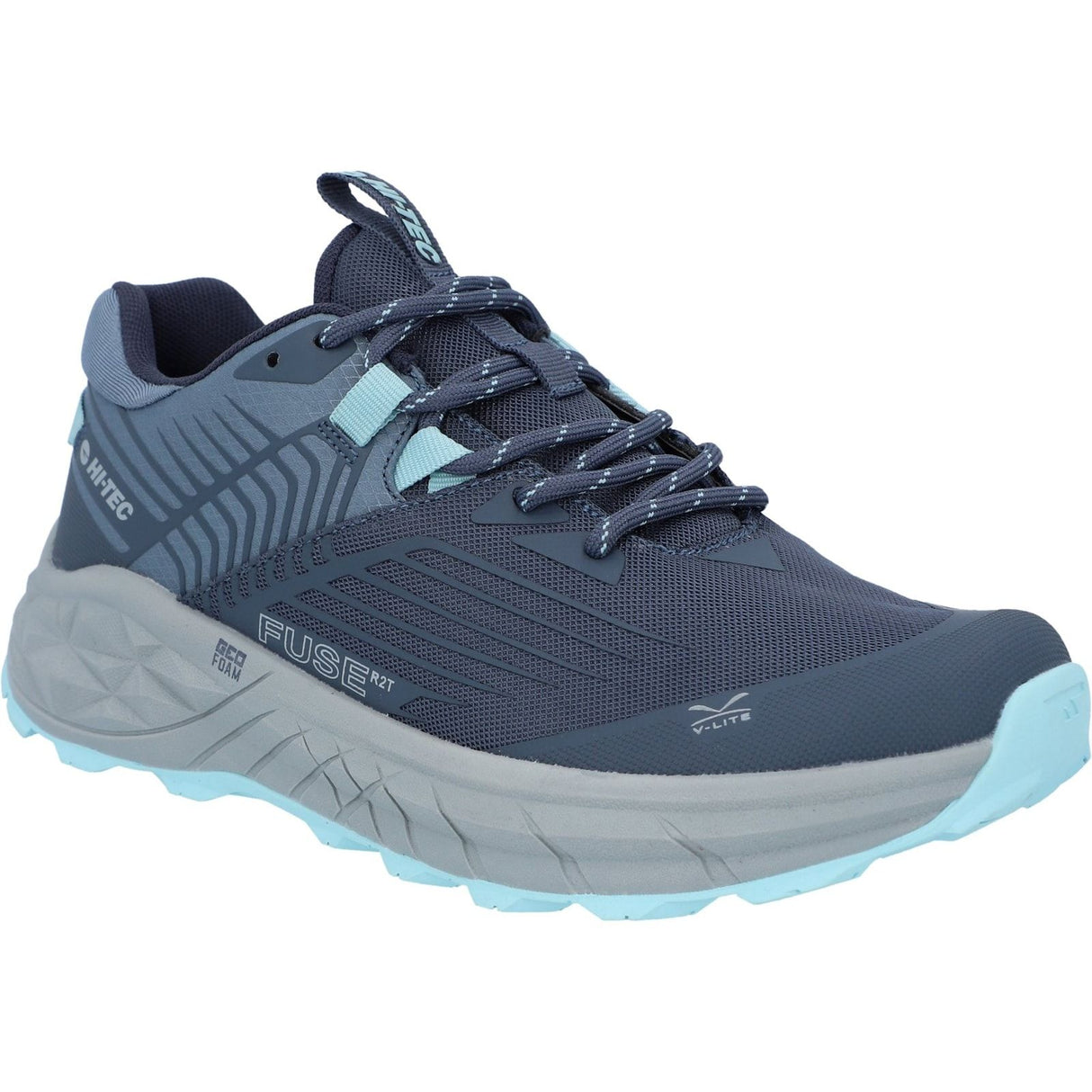 Hi-Tec Womens Fuse Trail Low Trainers Grisaille/Flintstone
