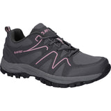 Hi-Tec Womens Maine Shoes Steel Grey Charcoal