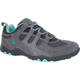 Hi-Tec Womens Quadra II Shoes Grey/Mint