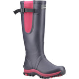 Cotswold Womens Milton Adjustable Wellington Boot Navy/Pink
