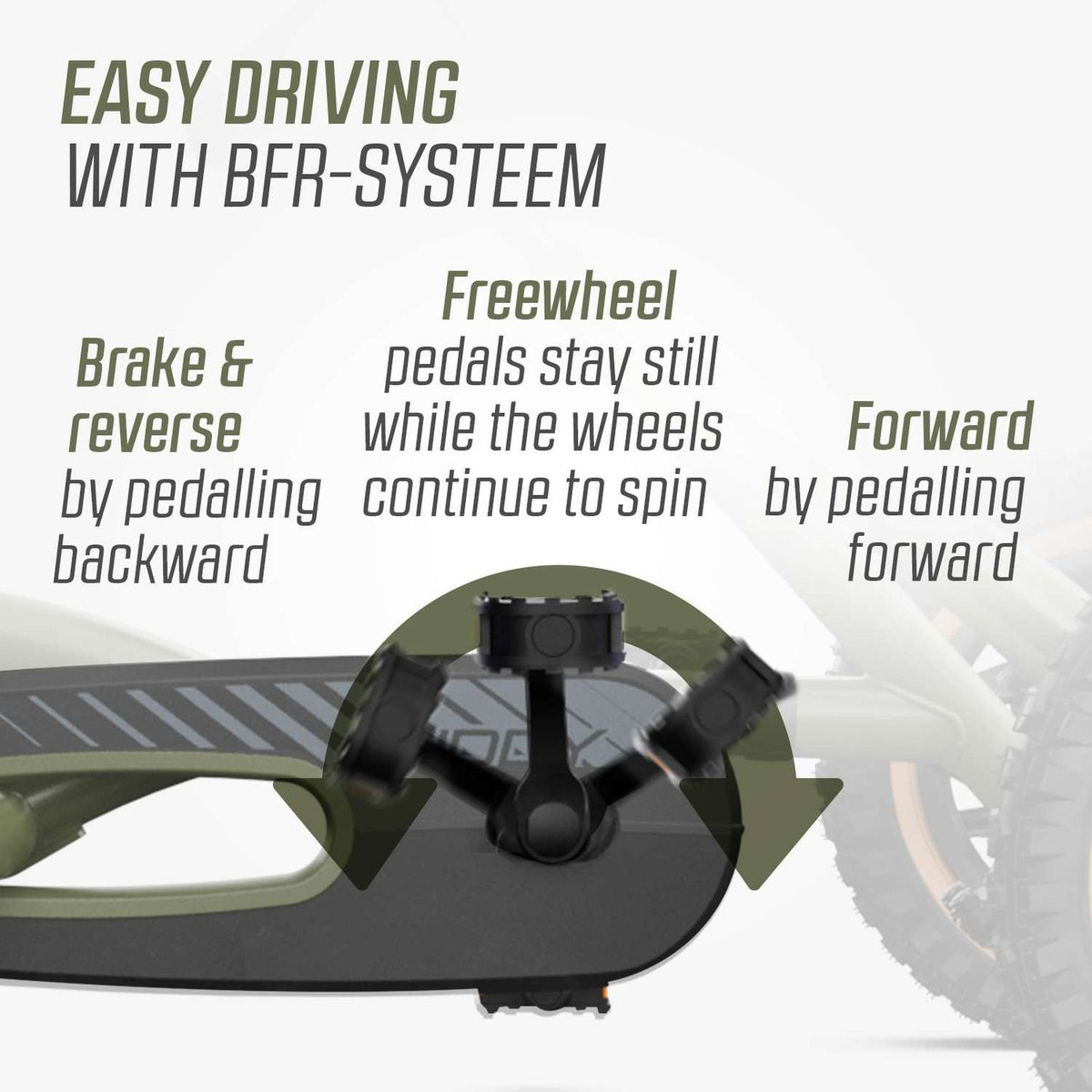 BERG Buddy Trail Green Go-Kart