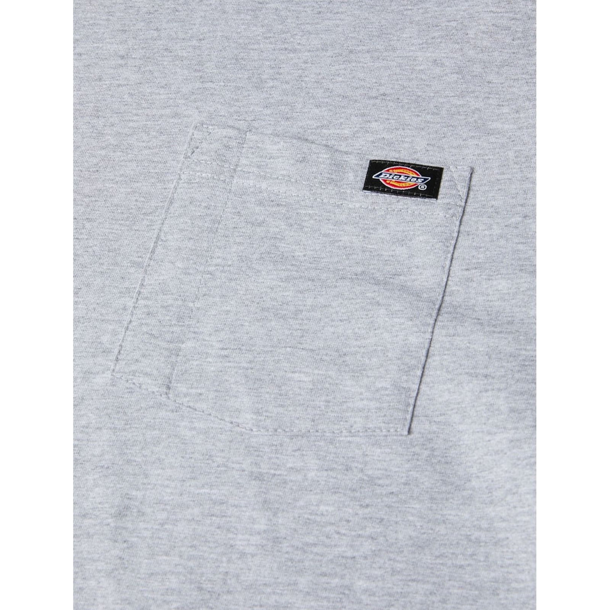 Dickies Mens Pocket Tee Long Sleeve Heather Grey