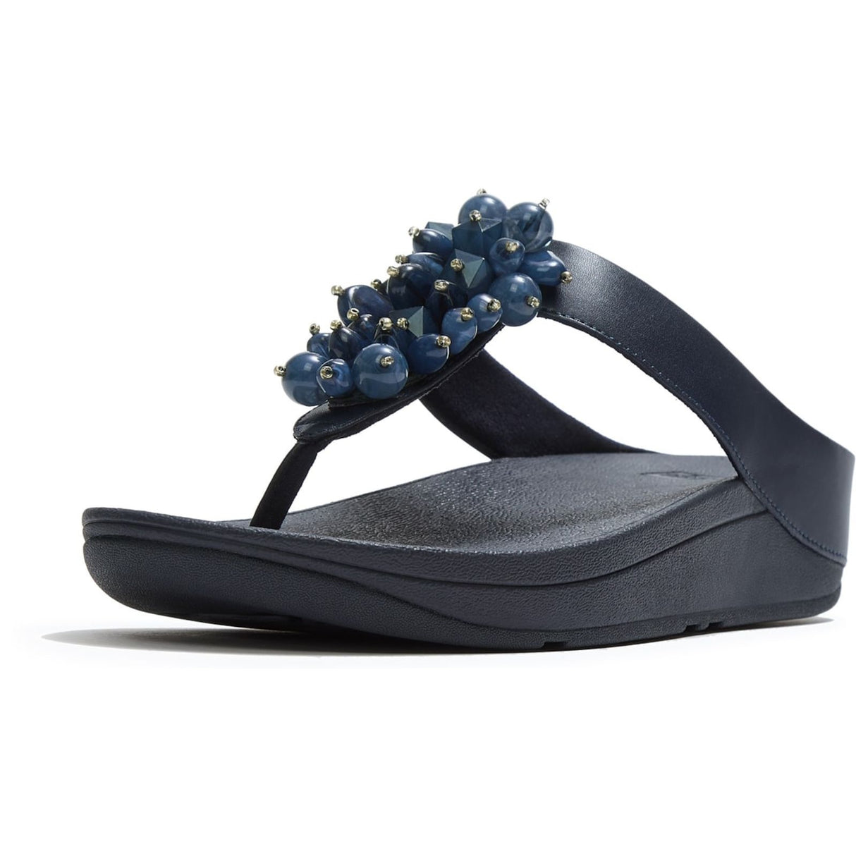 Fitflop Womens Fino Toe-Post Sandals Midnight Navy