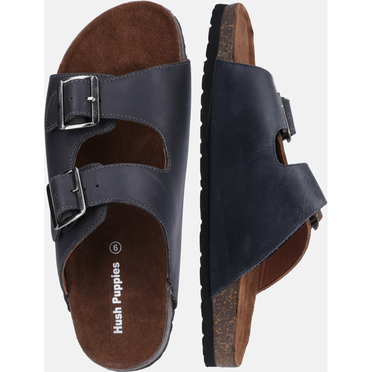 Hush Puppies Mens Nash Slider Black
