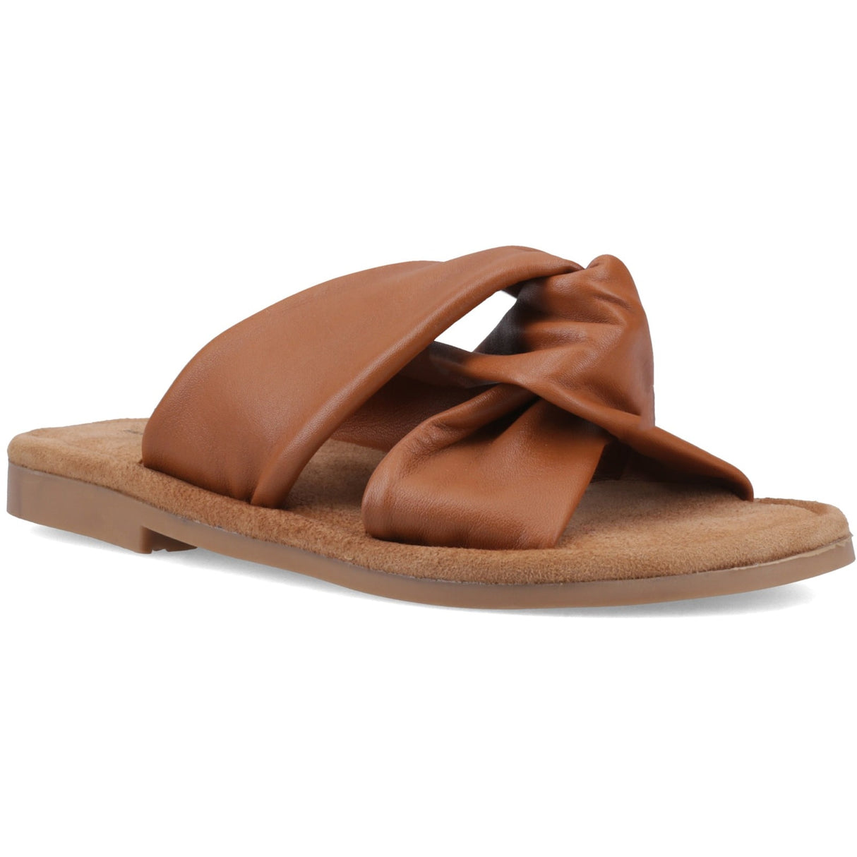 Hush Puppies Womens Amy Wide Fit Sandal Tan