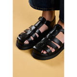 Hush Puppies Womens Cassandra Gladiator Sandal Black