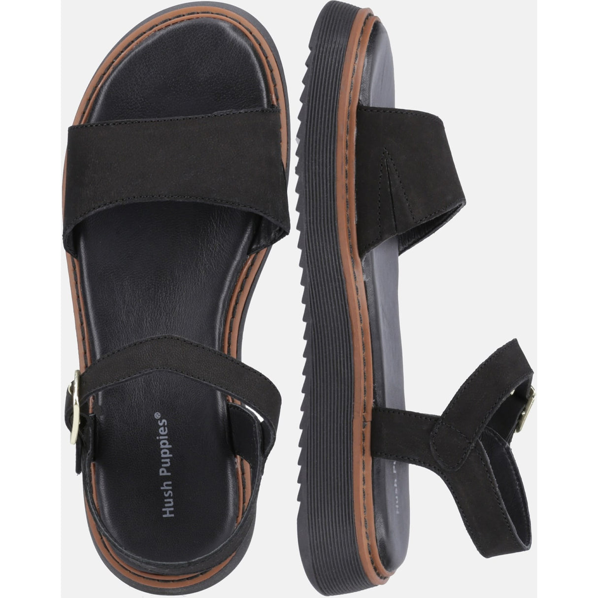Hush Puppies Womens Cassie Sandal Black