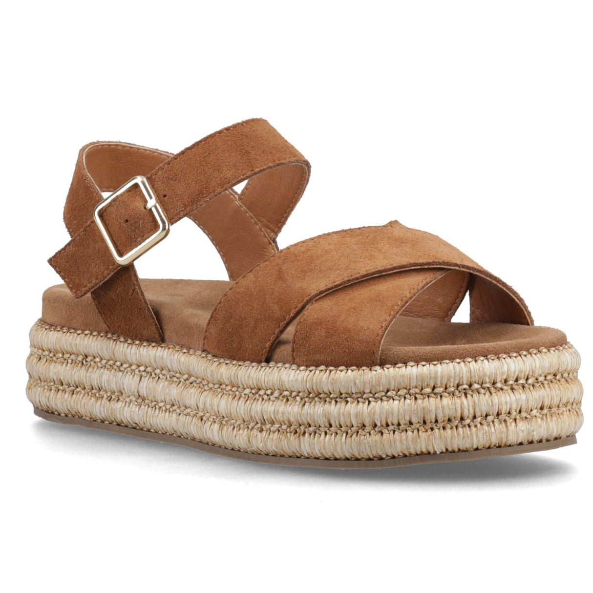 Hush Puppies Womens Rosa Rafia Sandal Tan