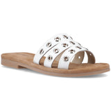 Hush Puppies Womens Taylor Stud Mule White