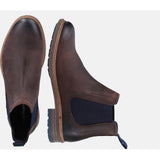 Hush Puppies Mens Justin Chelsea Boot Brown