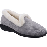 Fleet & Foster Womens Adelaide Memory Foam Slipper Grey