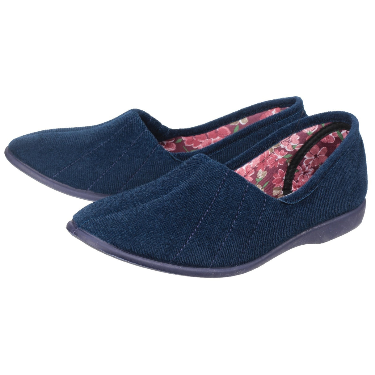 GBS Womens Audrey Ladies Slipper Navy