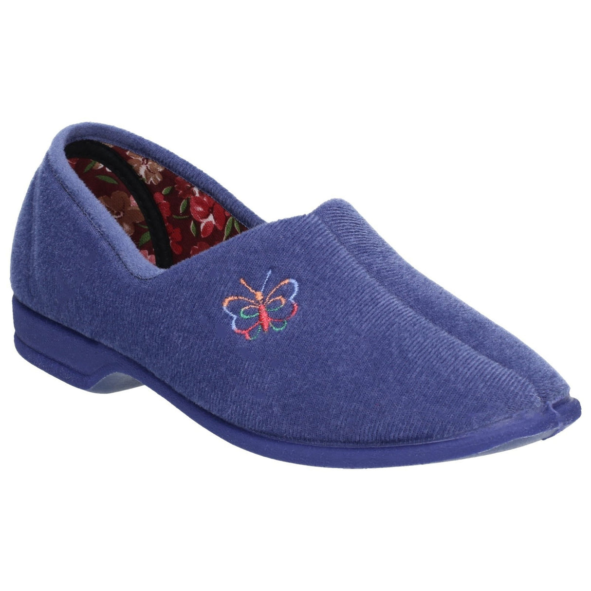 Mirak Womens Bouquet Slipper Blueberry