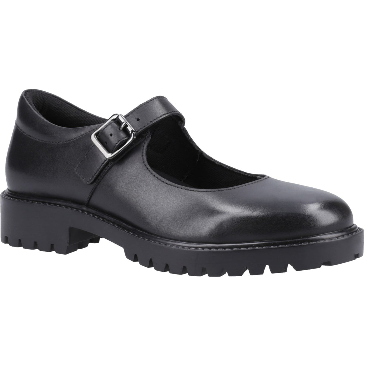 Hush Puppies Girls Aurora Senior Shoe Black