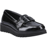 Hush Puppies Girls Francis Loafer Patent Black