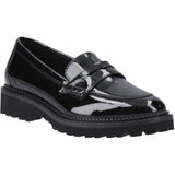 Hush Puppies Junior Girls Grazia Loafer Patent Jnr Black