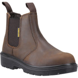 Amblers Safety Unisex FS128 Hardwearing Pull On Safety Dealer Boot Brown