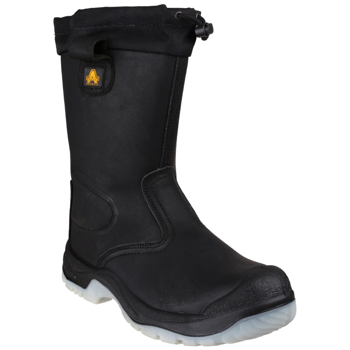 Amblers Safety Unisex FS209 Water Resistant Pull On Safety Rigger Boot Black